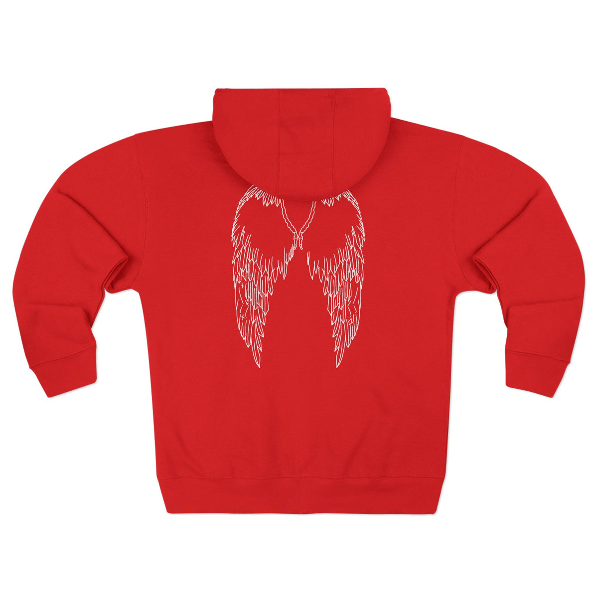 Walk With Grace /Angel wing Zip Hoodie