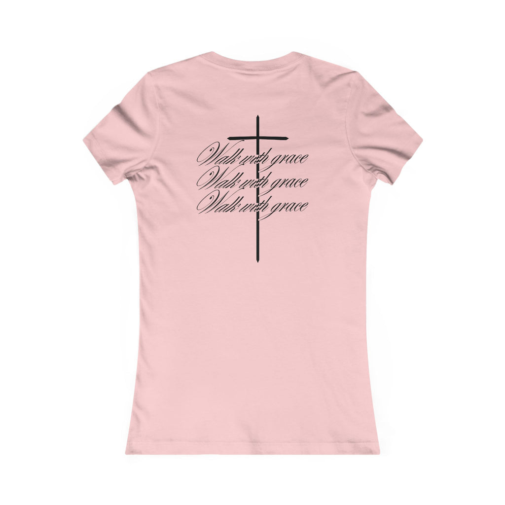 'Walk with Grace' Cross Graphic Tee