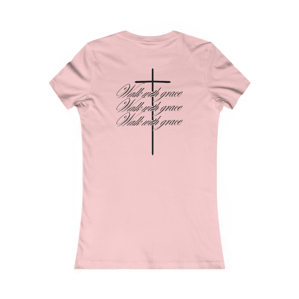 'Walk with Grace' Cross Graphic Tee
