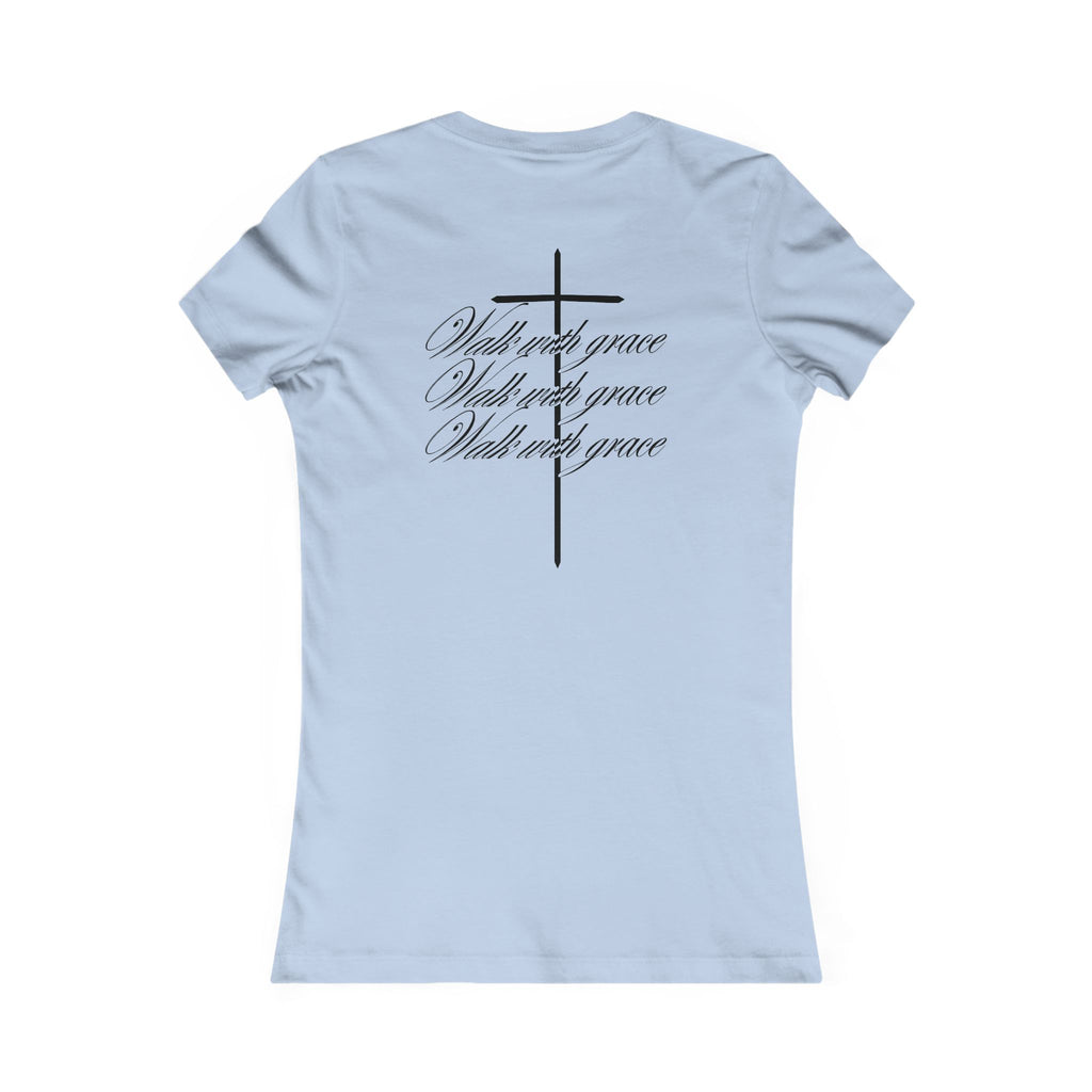 'Walk with Grace' Cross Graphic Tee