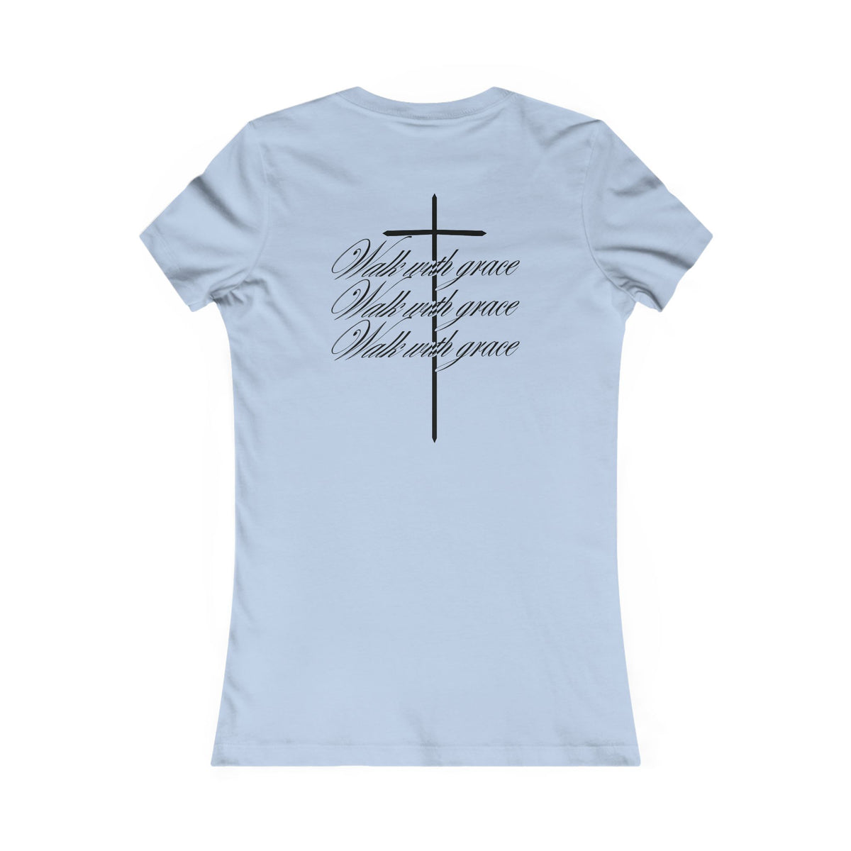 'Walk with Grace' Cross Graphic Tee