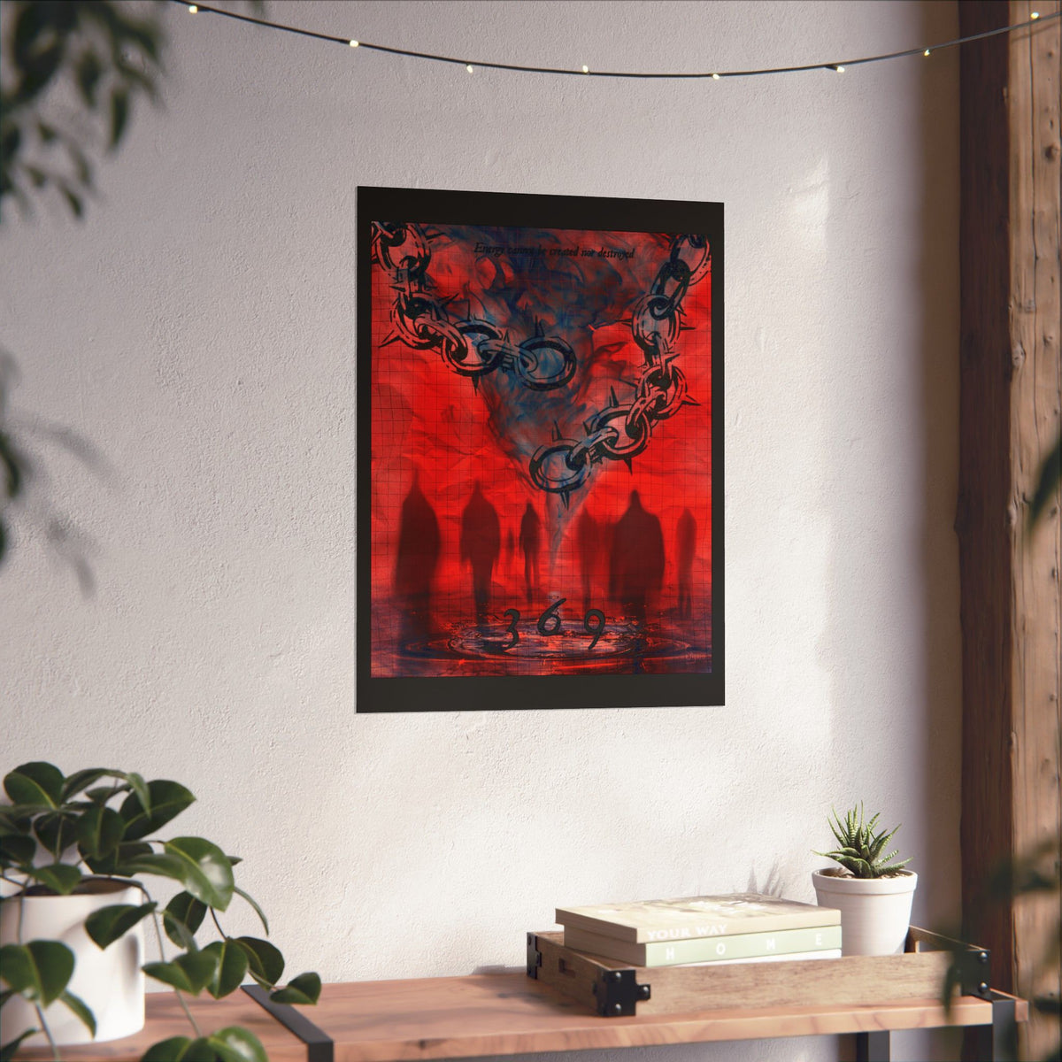 3-6-9 matte poster