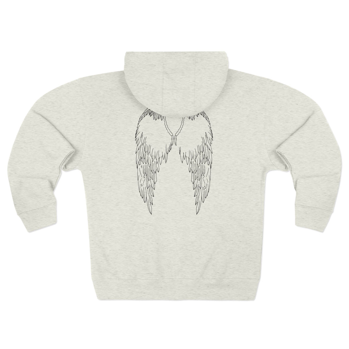 Walk With Grace /Angel wing Zip Hoodie