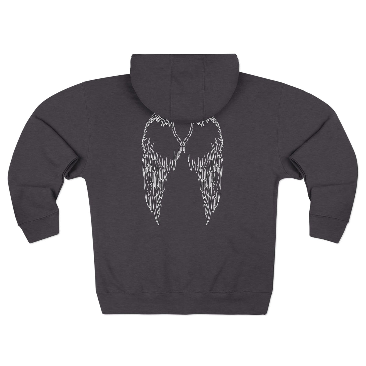 Walk With Grace /Angel wing Zip Hoodie