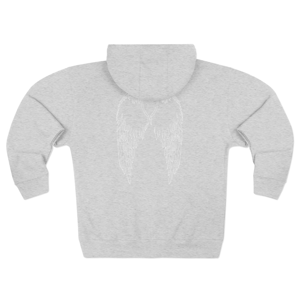 Walk With Grace /Angel wing Zip Hoodie