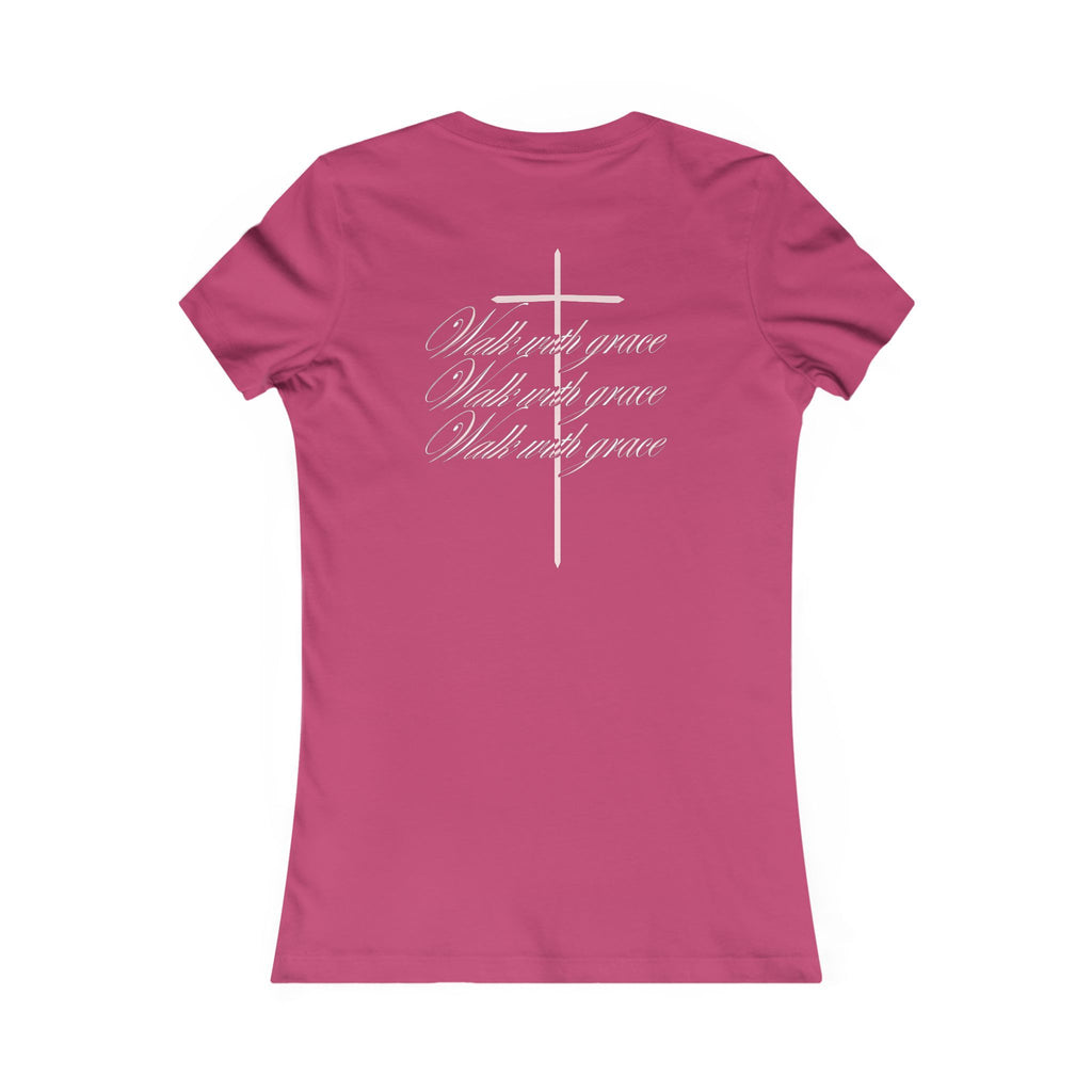 'Walk with Grace' Cross Graphic Tee