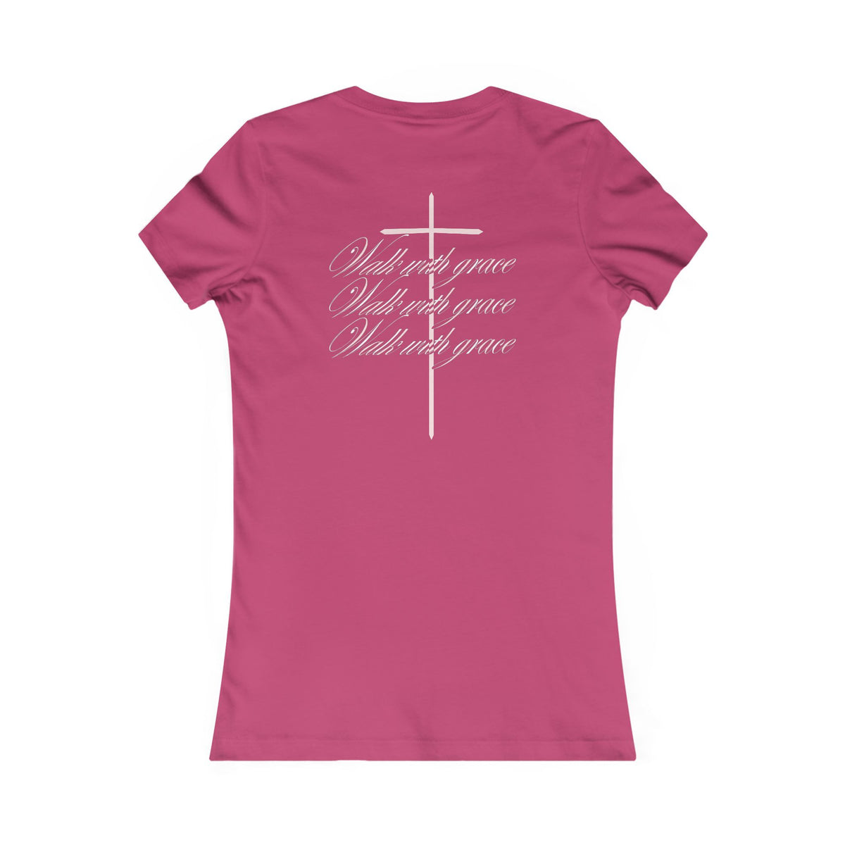 'Walk with Grace' Cross Graphic Tee