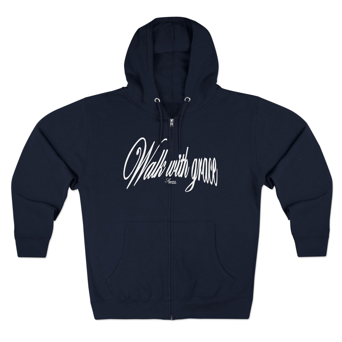 Walk With Grace /Angel wing Zip Hoodie
