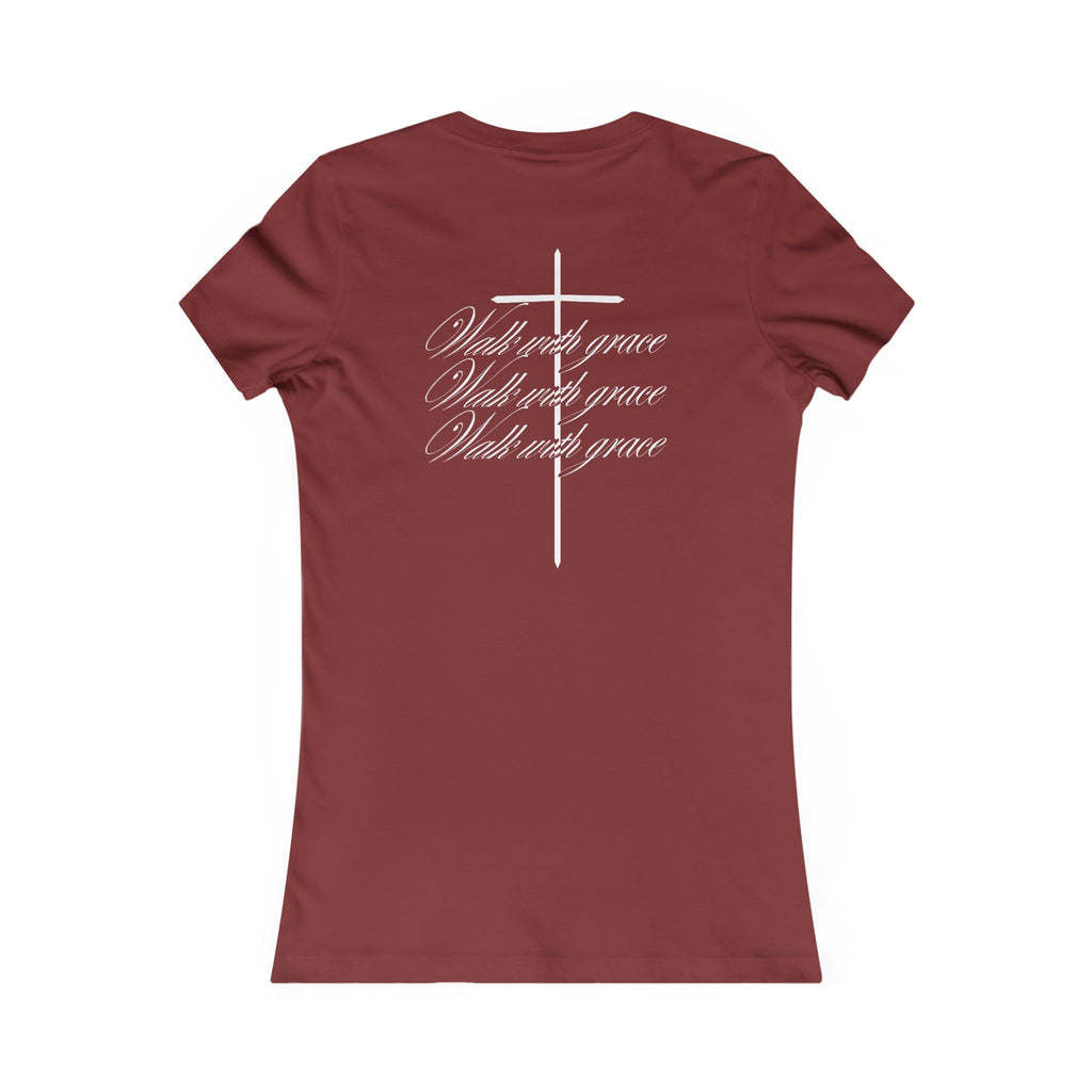 'Walk with Grace' Cross Graphic Tee