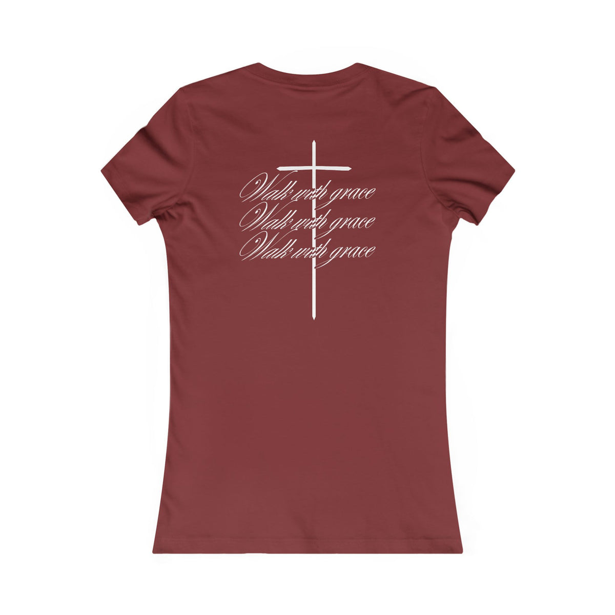 'Walk with Grace' Cross Graphic Tee
