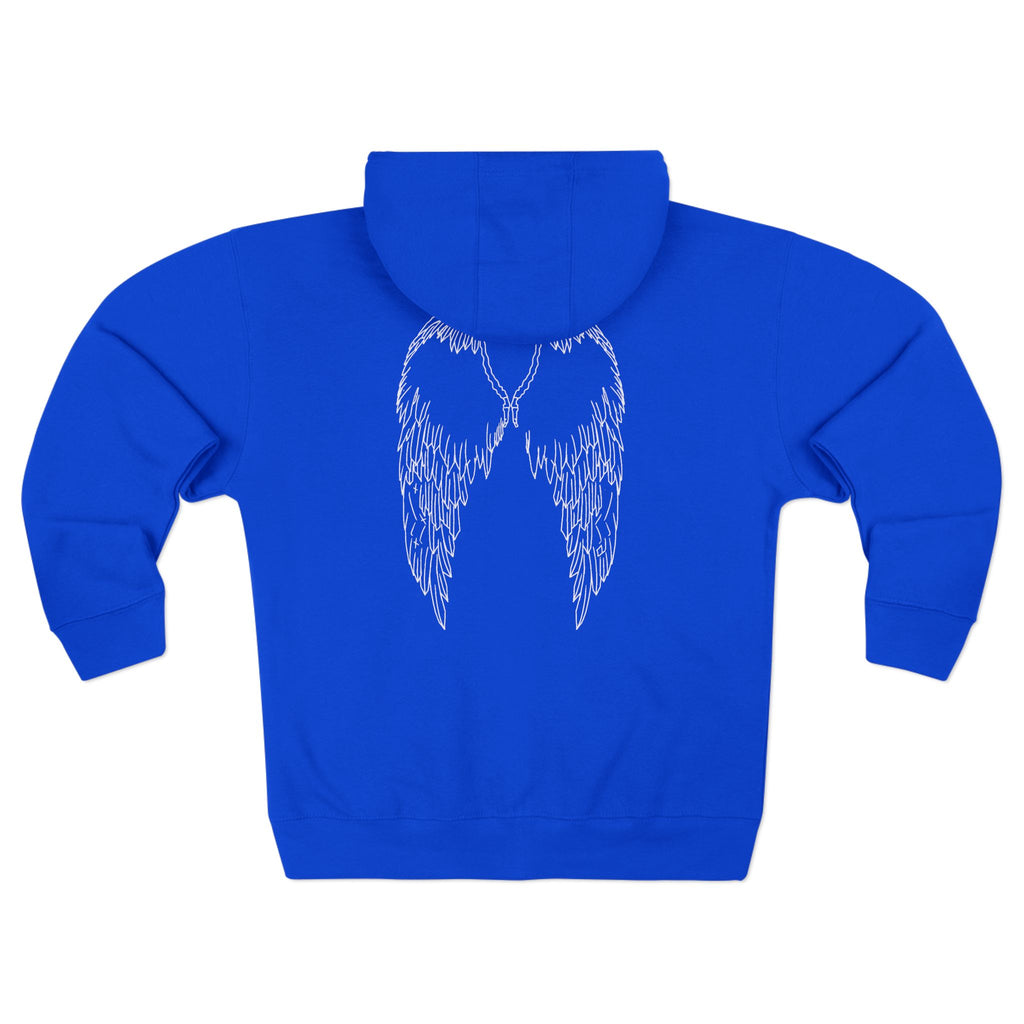 Walk With Grace /Angel wing Zip Hoodie