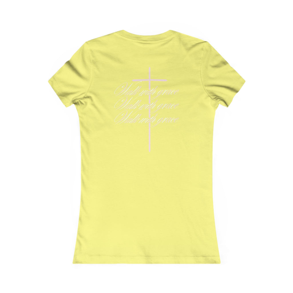 'Walk with Grace' Cross Graphic Tee