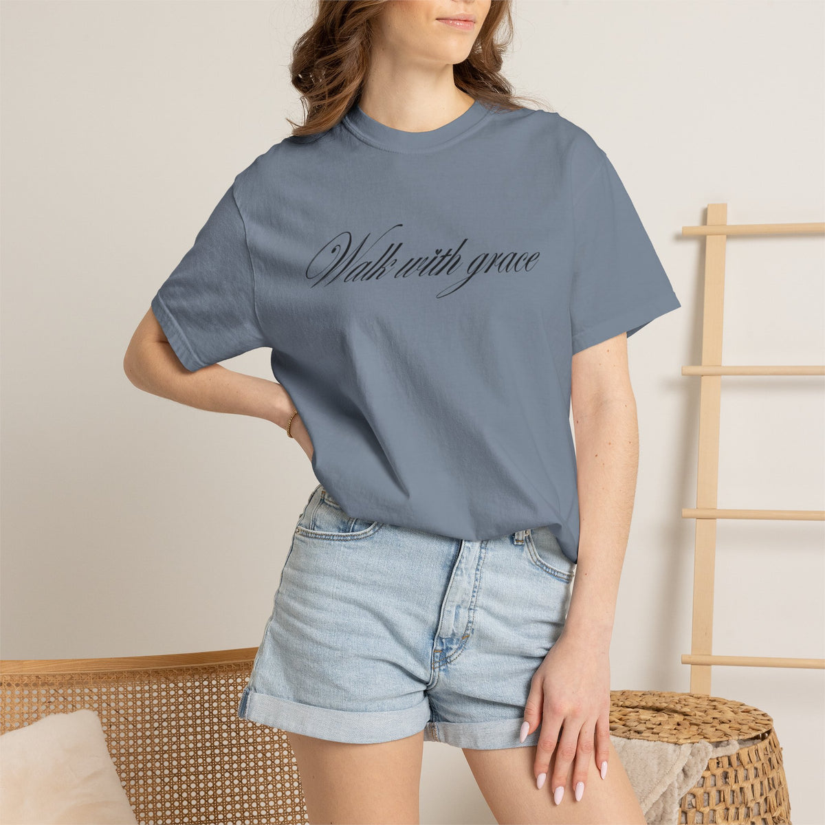 Walk With Grace-Rose T-shirt