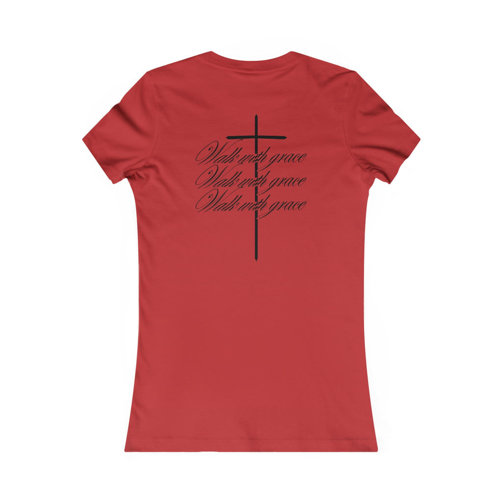 'Walk with Grace' Cross Graphic Tee