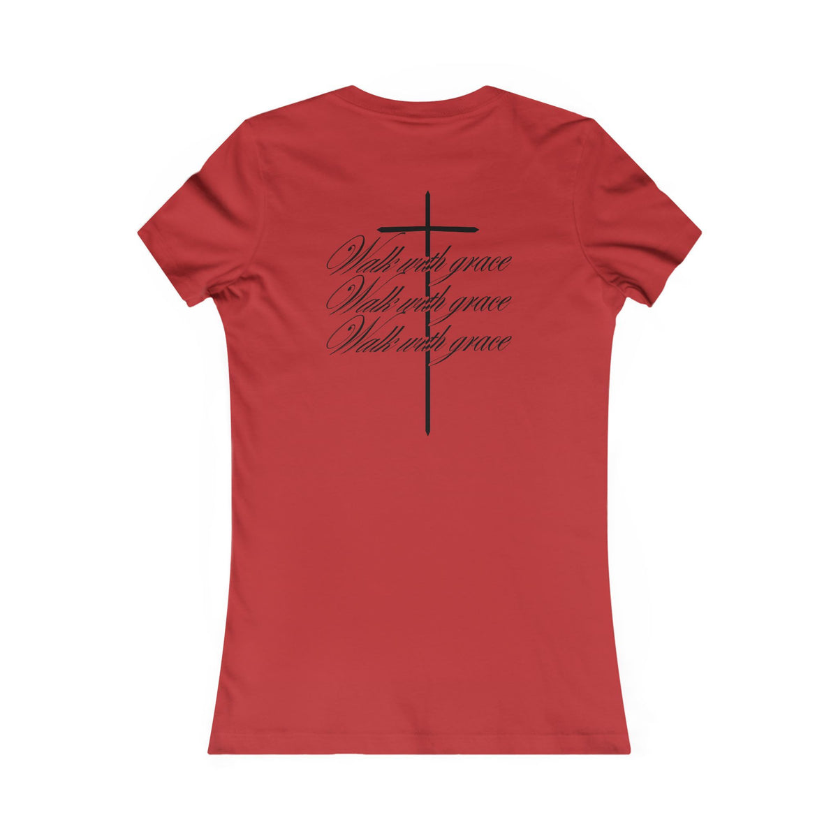 'Walk with Grace' Cross Graphic Tee