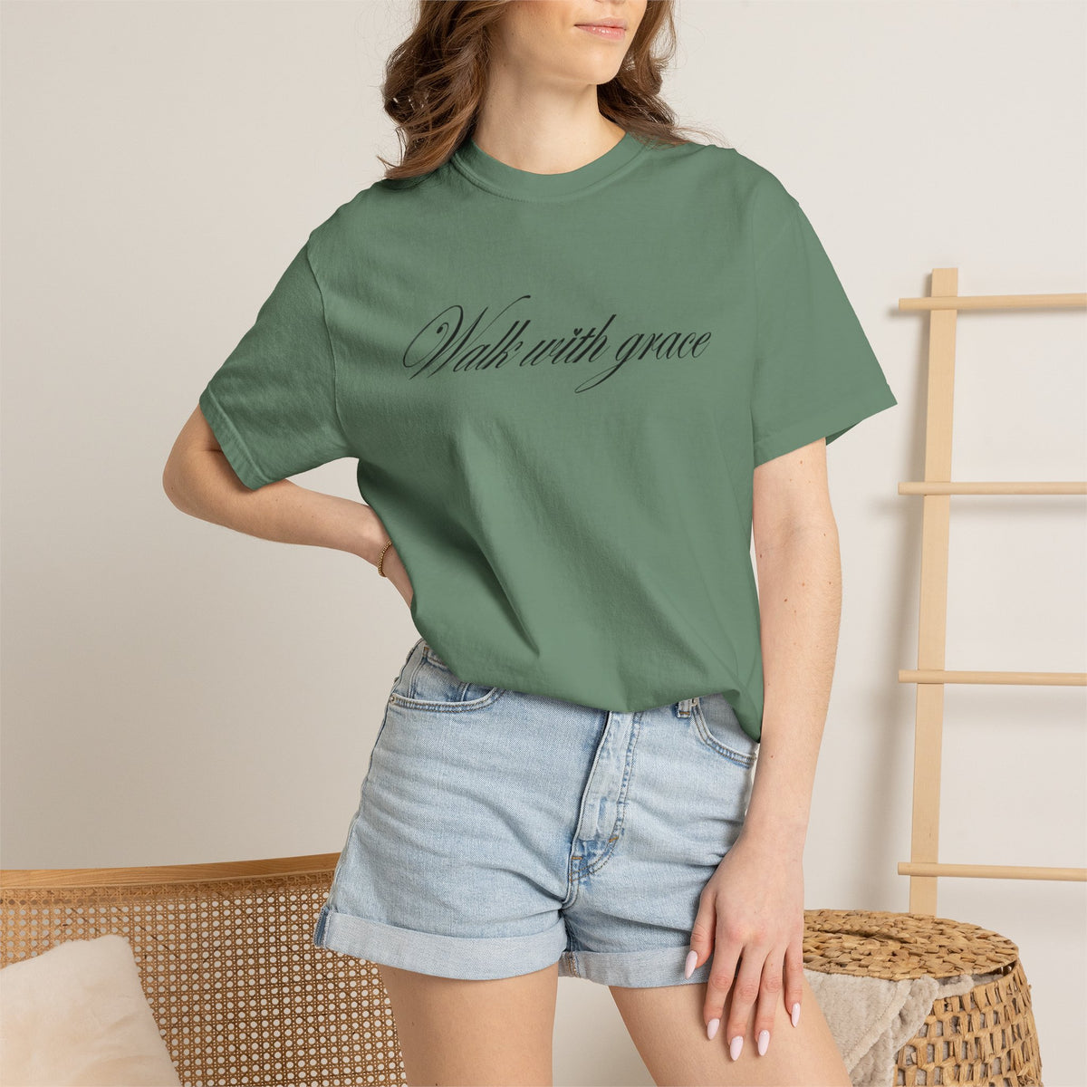 Walk With Grace-Rose T-shirt