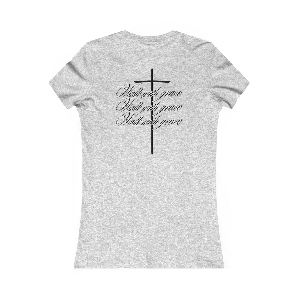 'Walk with Grace' Cross Graphic Tee