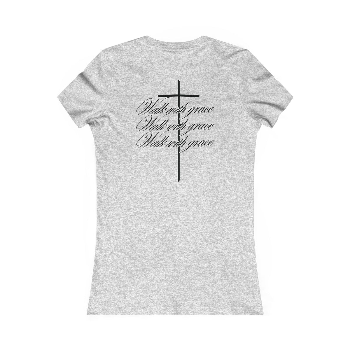 'Walk with Grace' Cross Graphic Tee