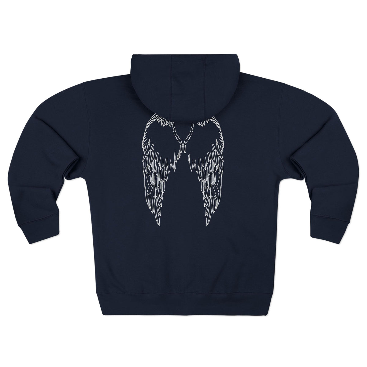 Walk With Grace /Angel wing Zip Hoodie