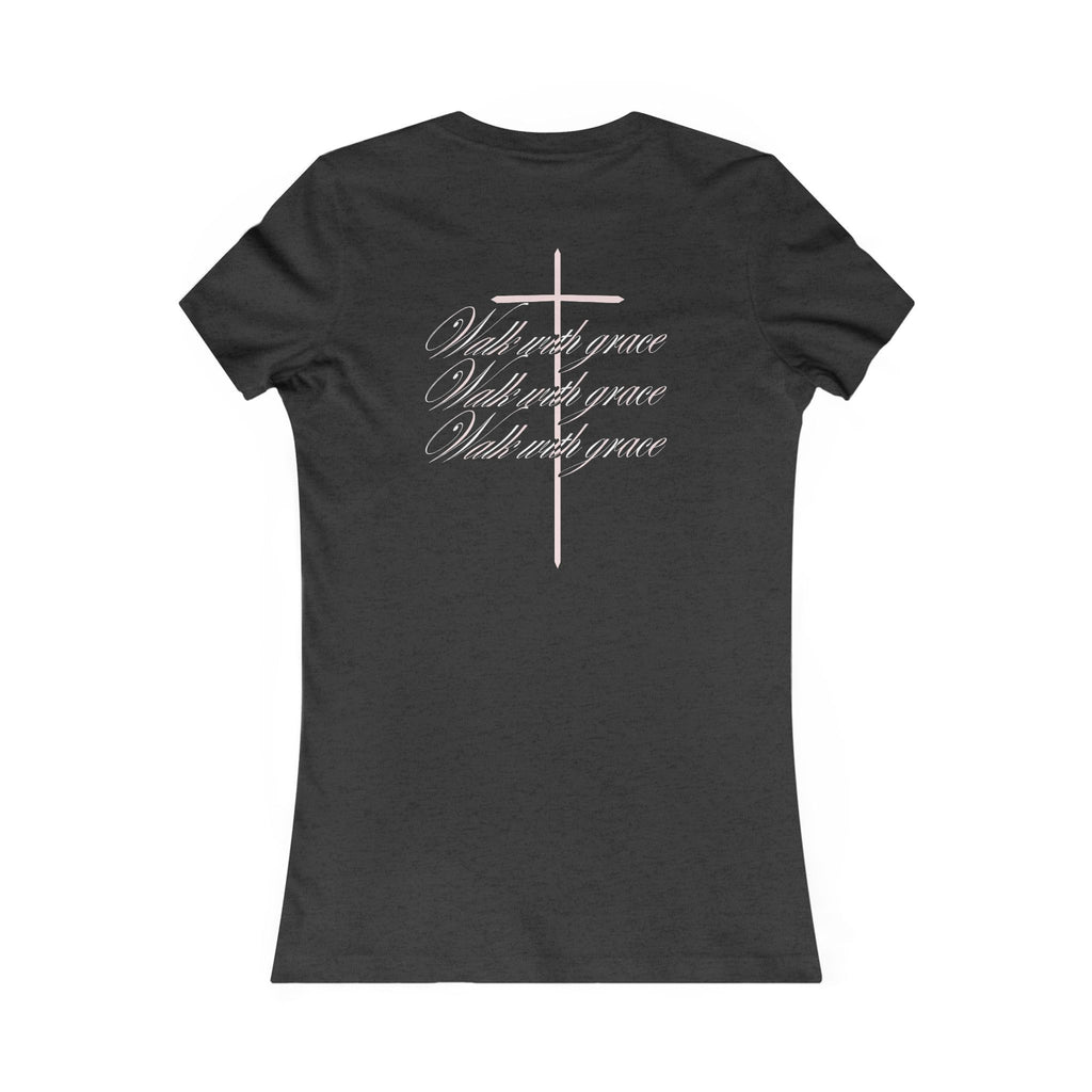 'Walk with Grace' Cross Graphic Tee