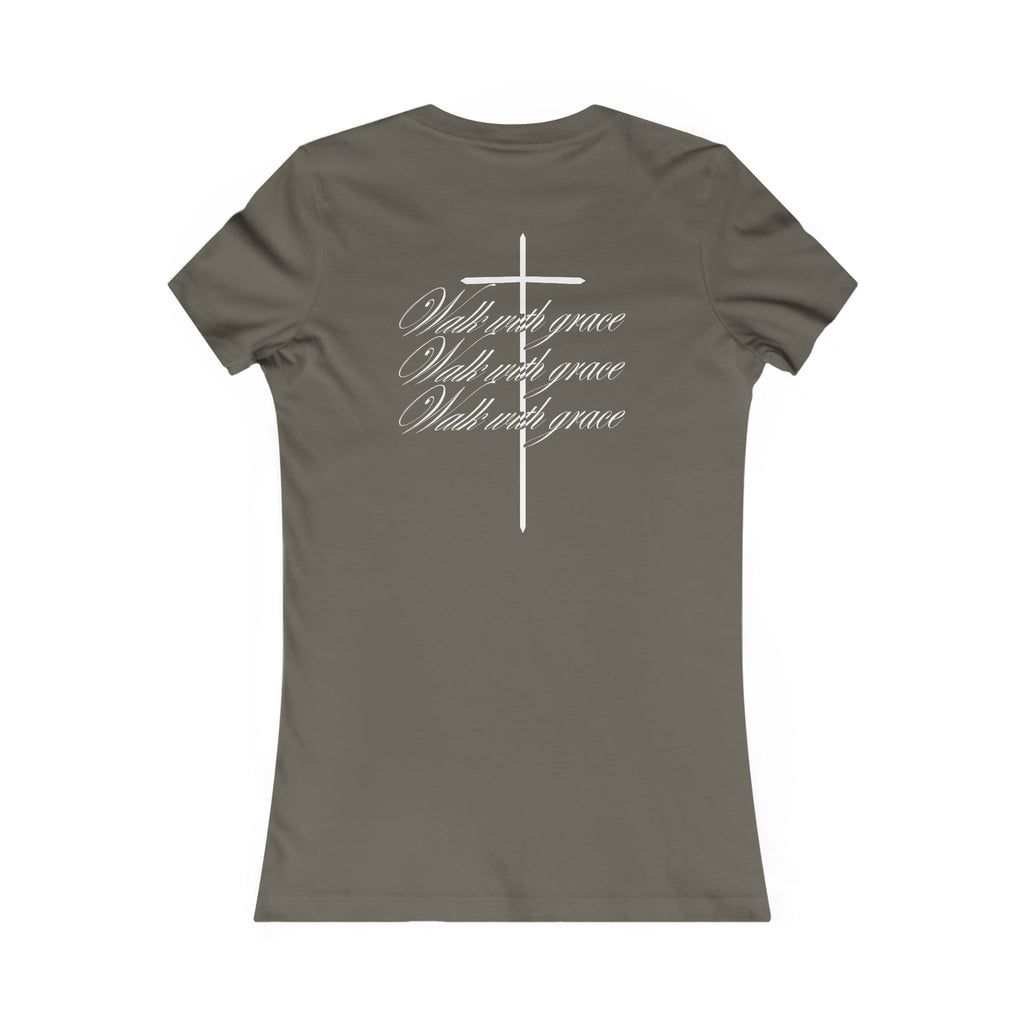 'Walk with Grace' Cross Graphic Tee