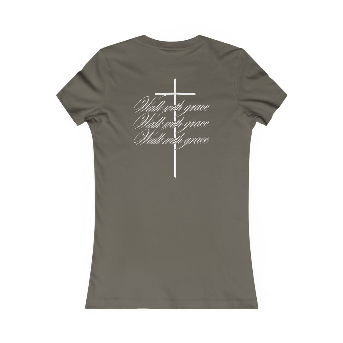 'Walk with Grace' Cross Graphic Tee