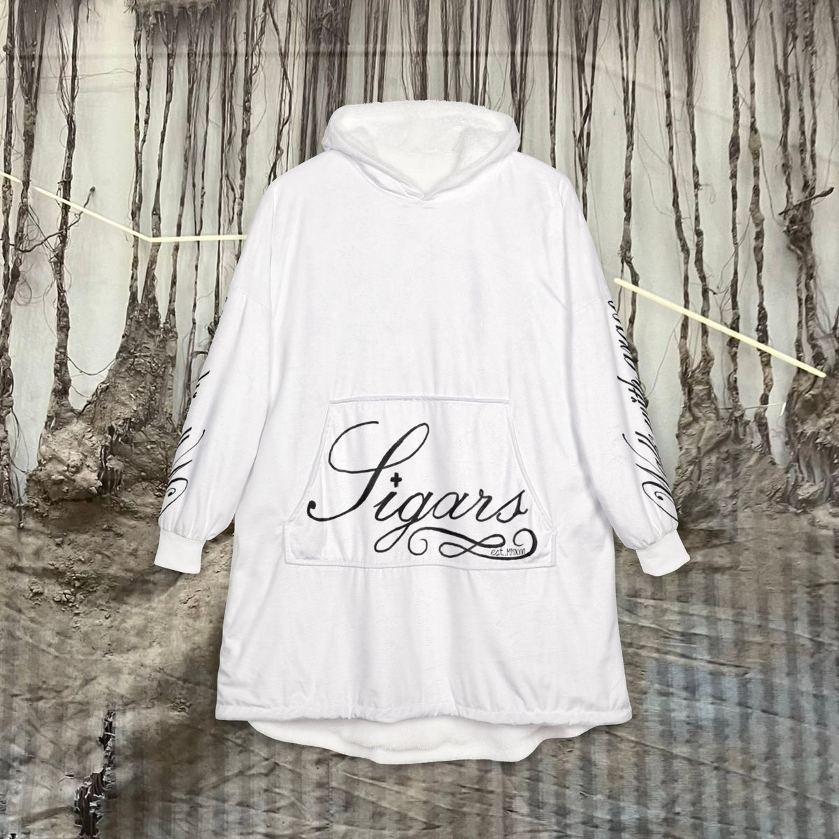 Walk with grace Hooded Blanket — Angel Wings/SIGARS