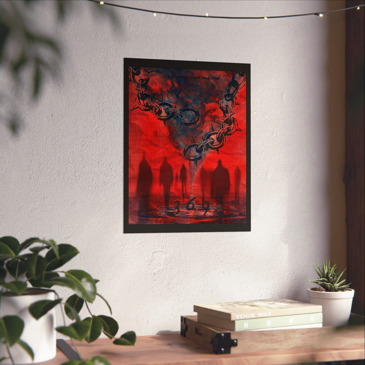 3-6-9 matte poster