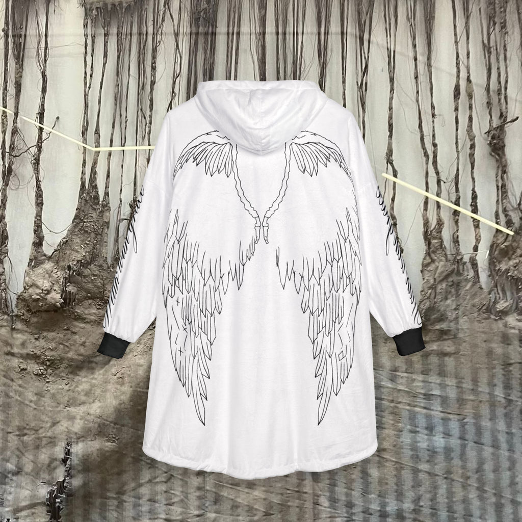 Walk with grace Hooded Blanket — Angel Wings/SIGARS