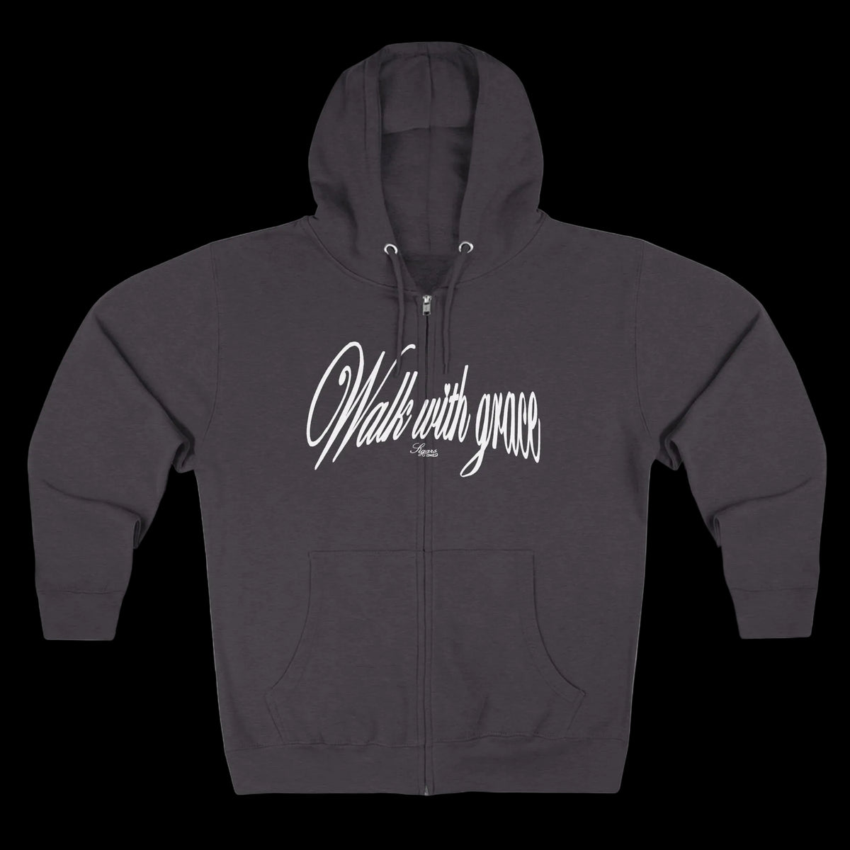 Walk With Grace /Angel wing Zip Hoodie