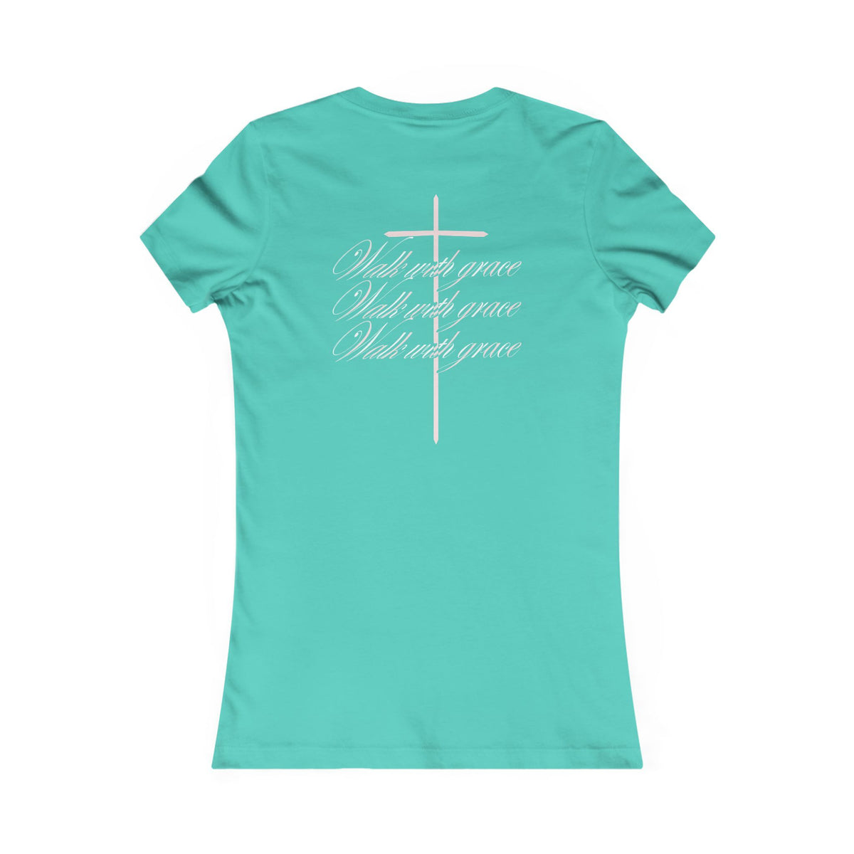 'Walk with Grace' Cross Graphic Tee