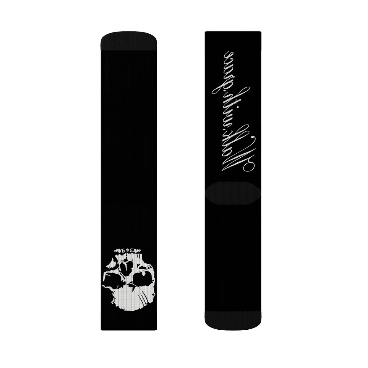 Walk with grace skull socks