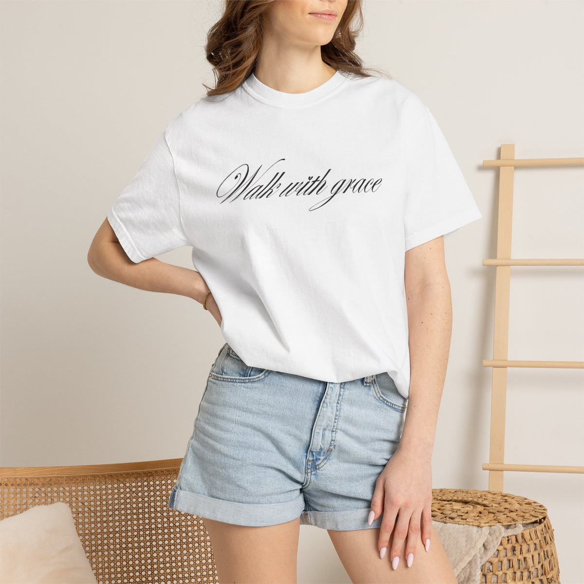 Walk With Grace-Rose T-shirt