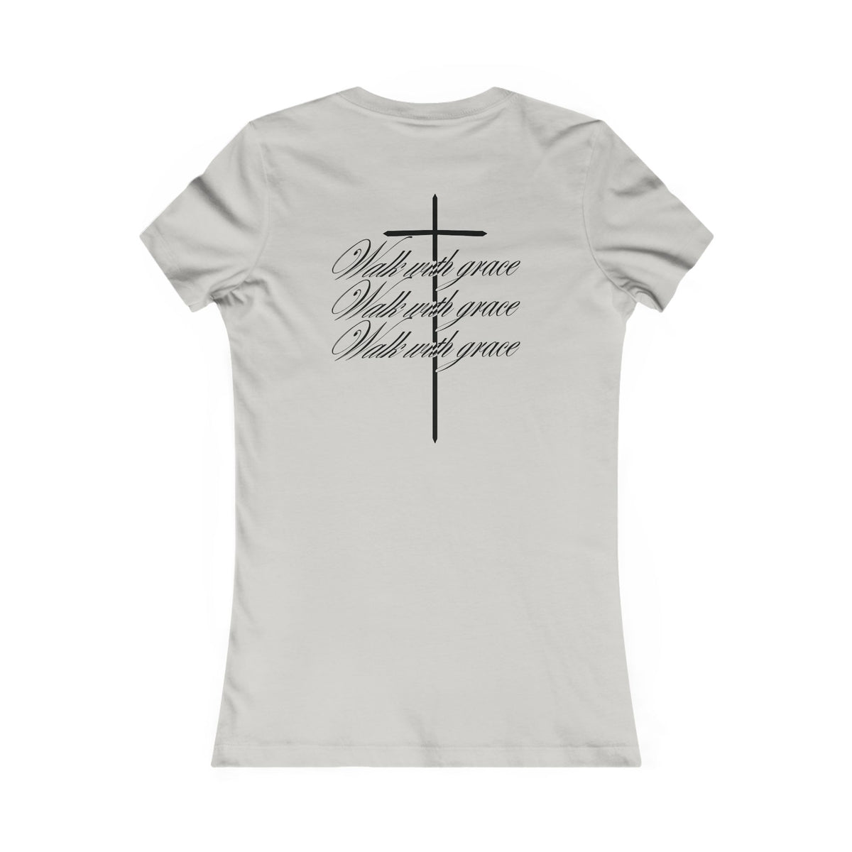 'Walk with Grace' Cross Graphic Tee